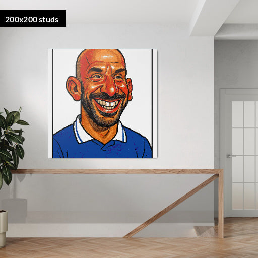 200*200studs, 160*160cm, 63*63inch