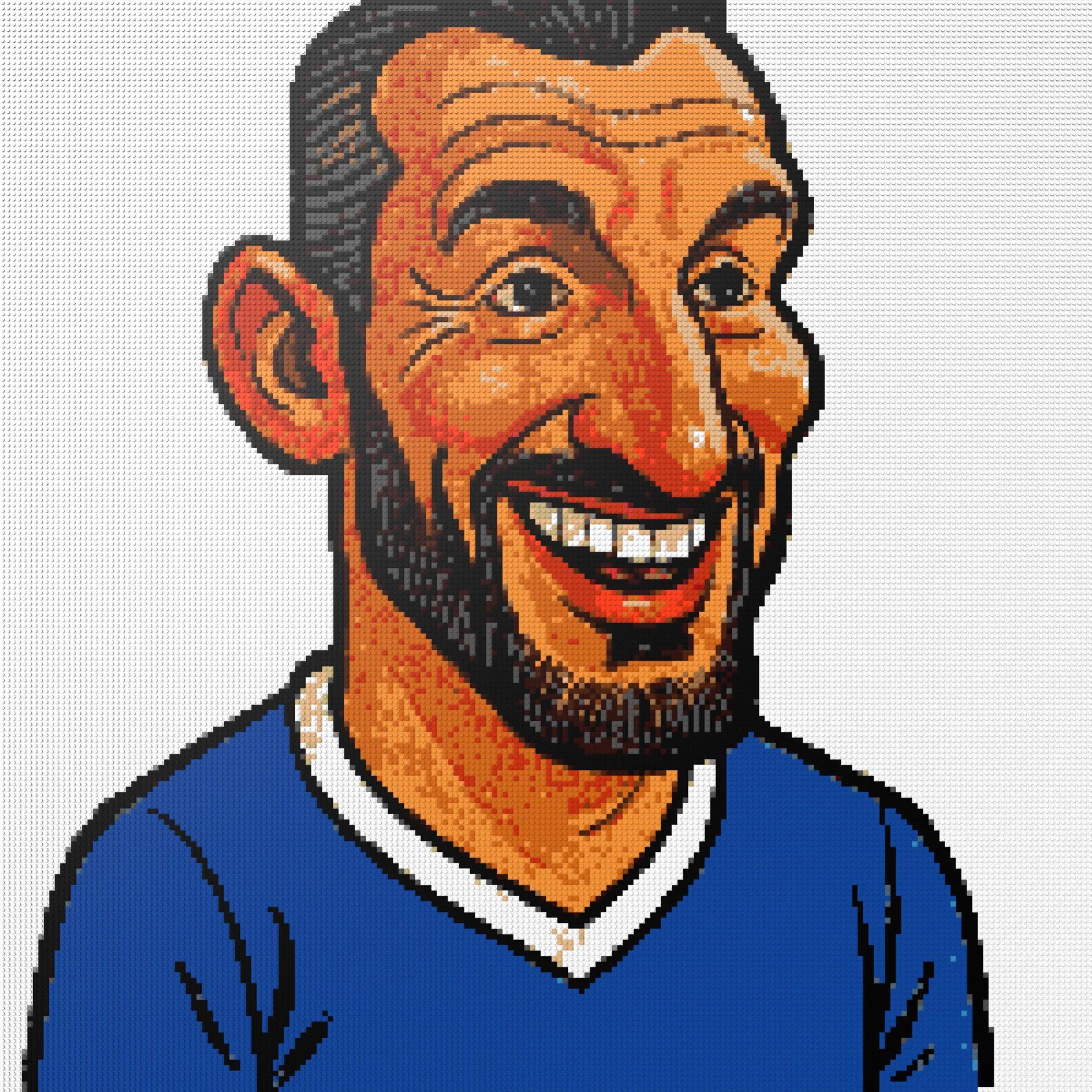 200*200studs, 160*160cm, 63*63inch