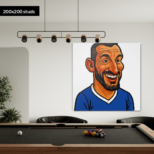 200*200studs, 160*160cm, 63*63inch