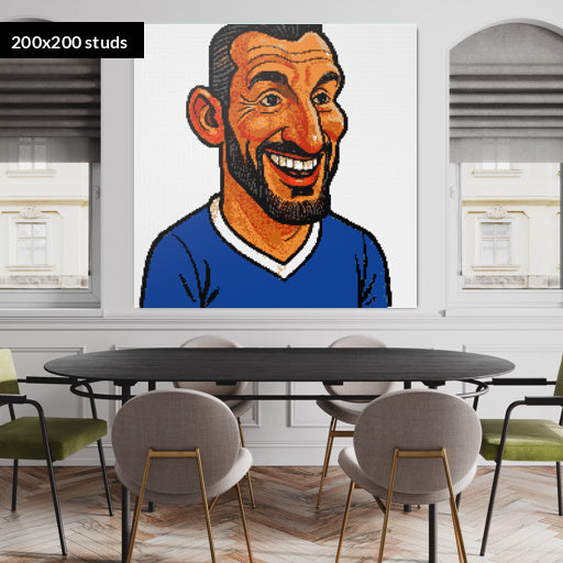 200*200studs, 160*160cm, 63*63inch