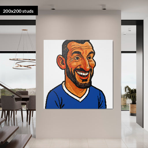 200*200studs, 160*160cm, 63*63inch