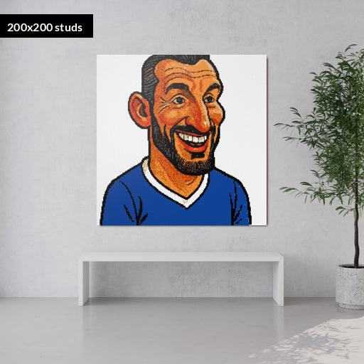 200*200studs, 160*160cm, 63*63inch