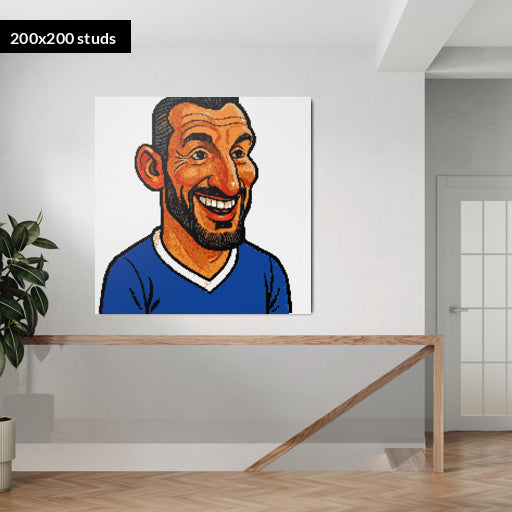 200*200studs, 160*160cm, 63*63inch