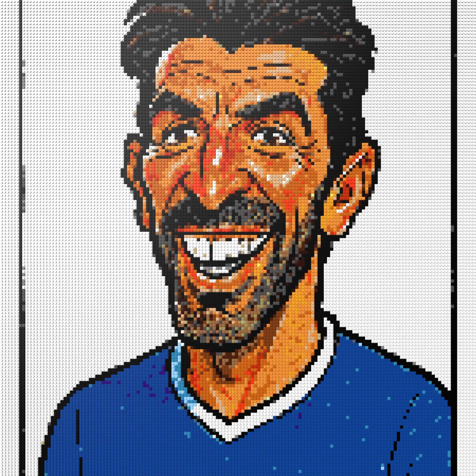 150*150studs, 120*120cm, 47,25*47,25inch