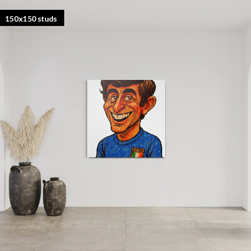 150*150studs, 120*120cm, 47,25*47,25inch