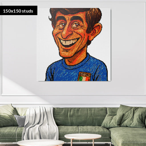 150*150studs, 120*120cm, 47,25*47,25inch