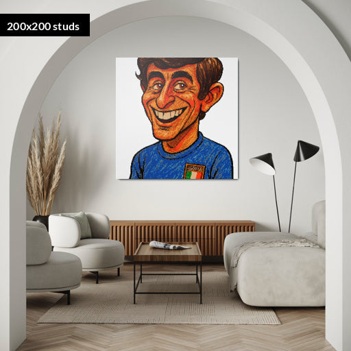 200*200studs, 160*160cm, 63*63inch