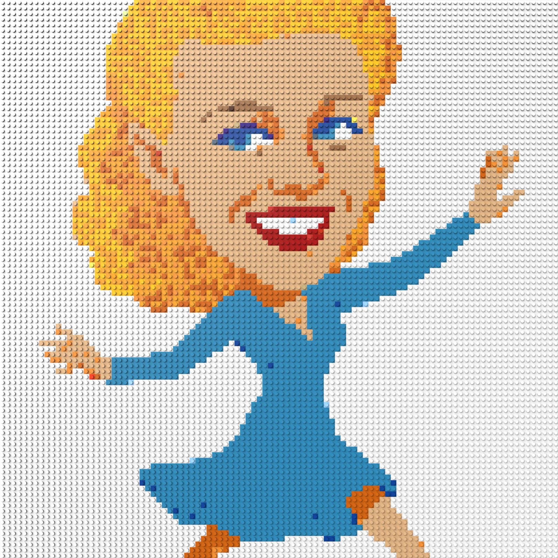 100*100studs, 80*80cm, 31,5*31,5inch