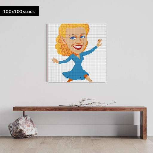 100*100studs, 80*80cm, 31,5*31,5inch