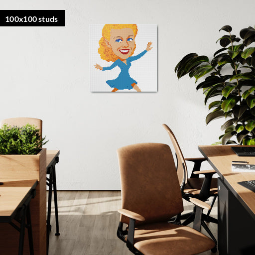 100*100studs, 80*80cm, 31,5*31,5inch