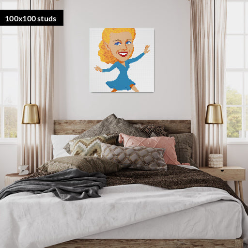 100*100studs, 80*80cm, 31,5*31,5inch