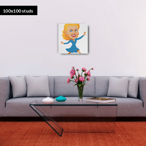 100*100studs, 80*80cm, 31,5*31,5inch