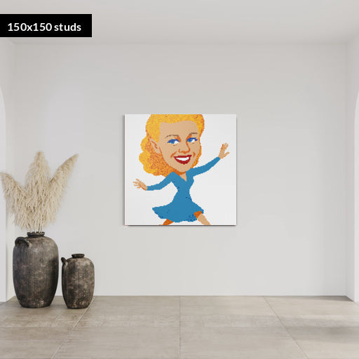 150*150studs, 120*120cm, 47,25*47,25inch
