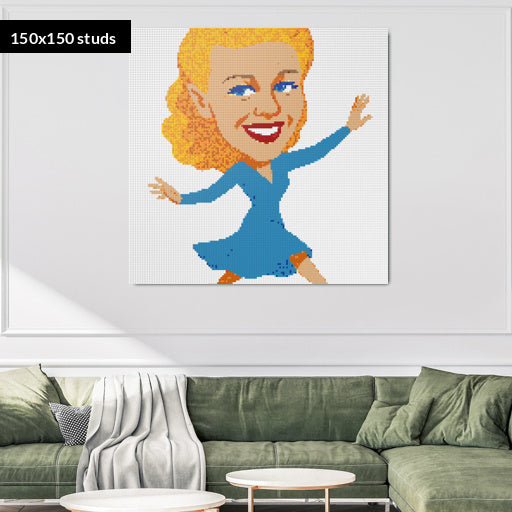 150*150studs, 120*120cm, 47,25*47,25inch