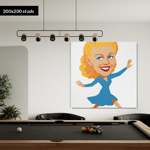 200*200studs, 160*160cm, 63*63inch