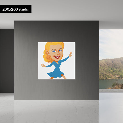 200*200studs, 160*160cm, 63*63inch