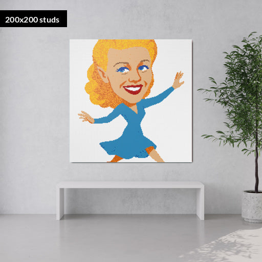 200*200studs, 160*160cm, 63*63inch
