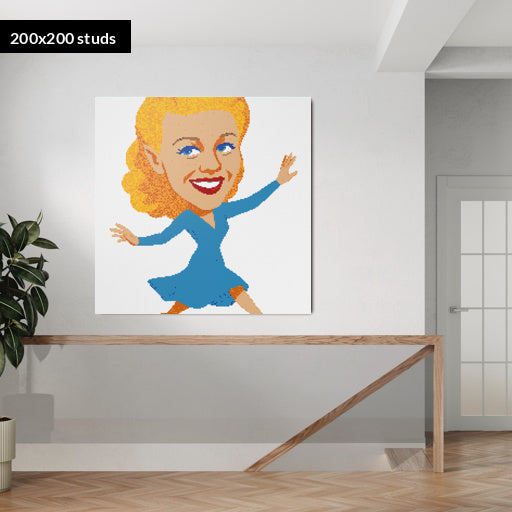 200*200studs, 160*160cm, 63*63inch