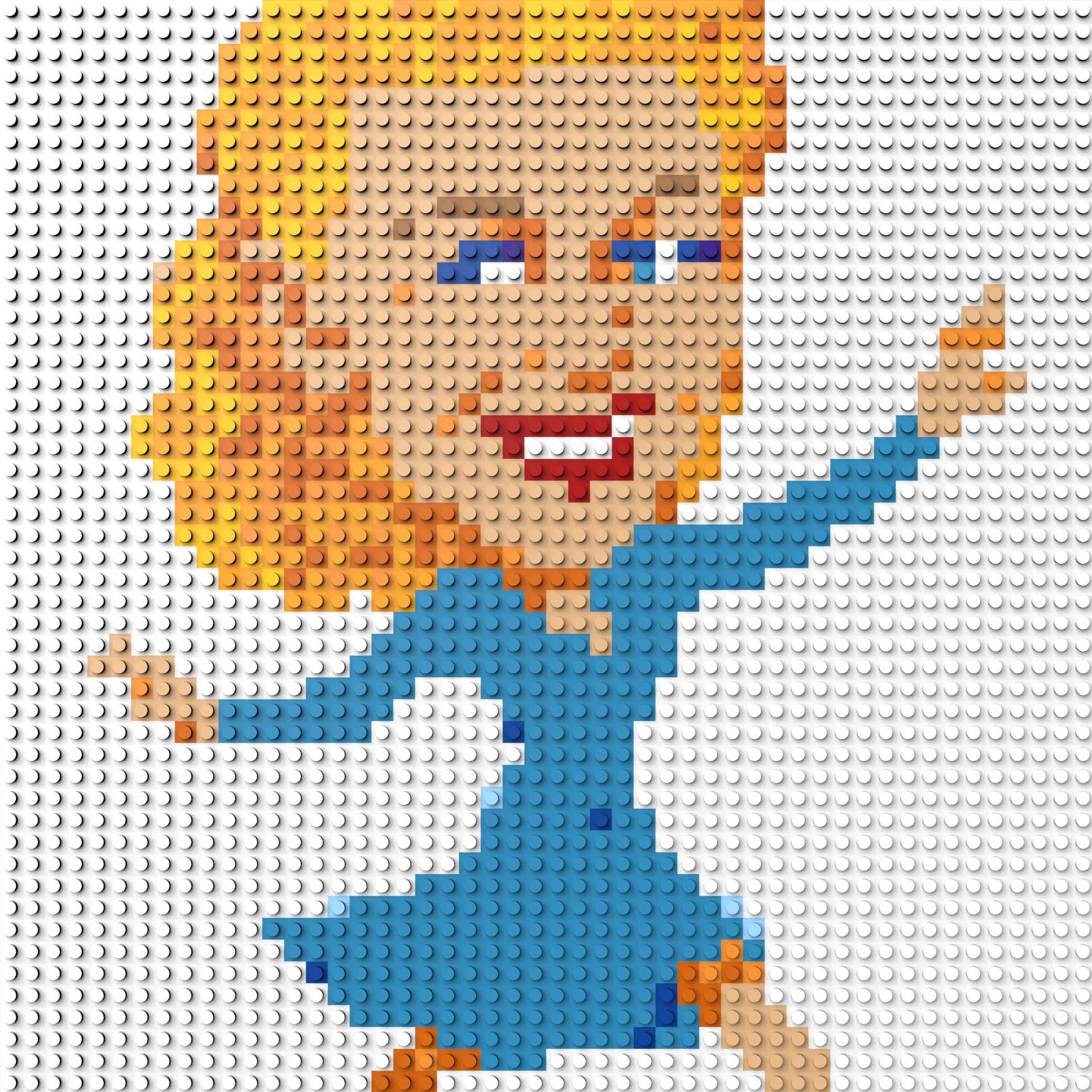 50*50studs, 40*40cm, 15,75*15,75inch
