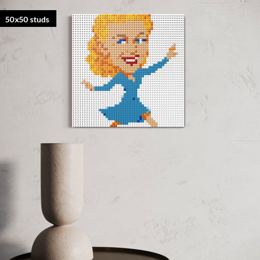 50*50studs, 40*40cm, 15,75*15,75inch
