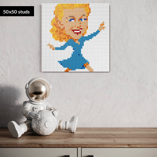 50*50studs, 40*40cm, 15,75*15,75inch