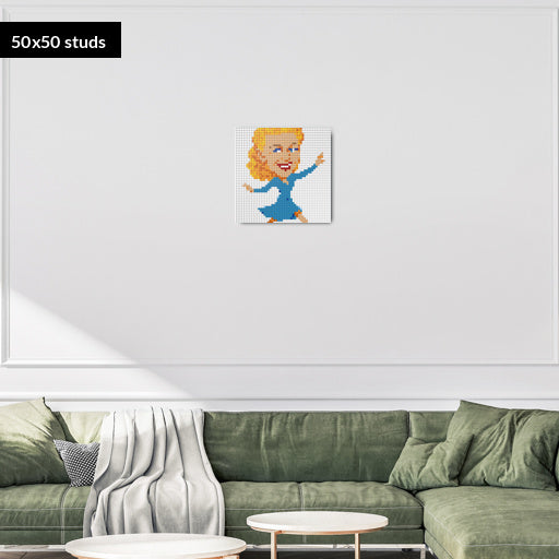 50*50studs, 40*40cm, 15,75*15,75inch