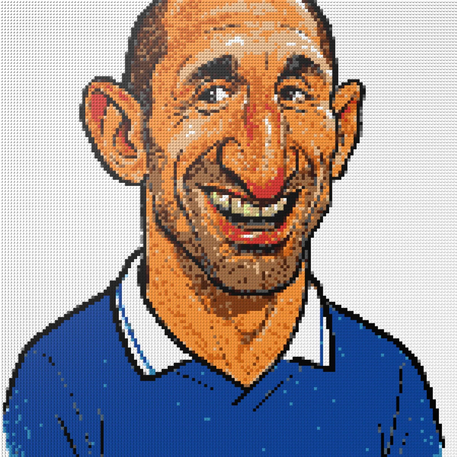 150*150studs, 120*120cm, 47,25*47,25inch