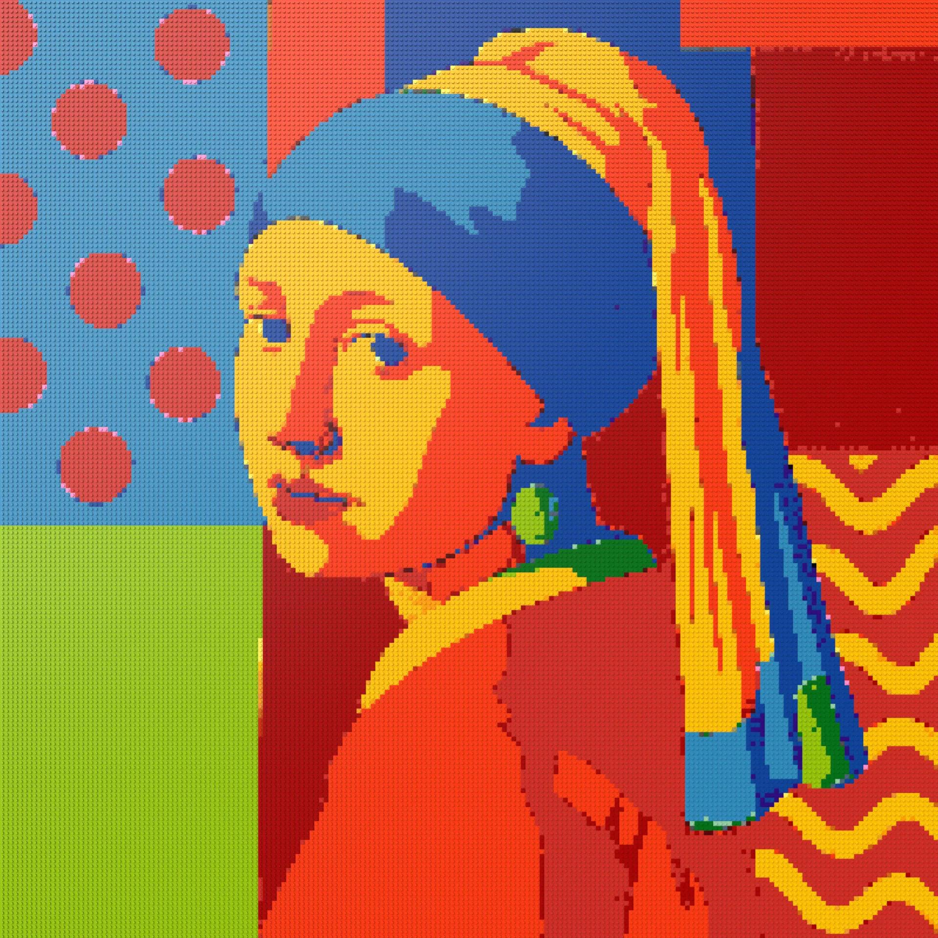 200*200studs, 160*160cm, 63*63inch