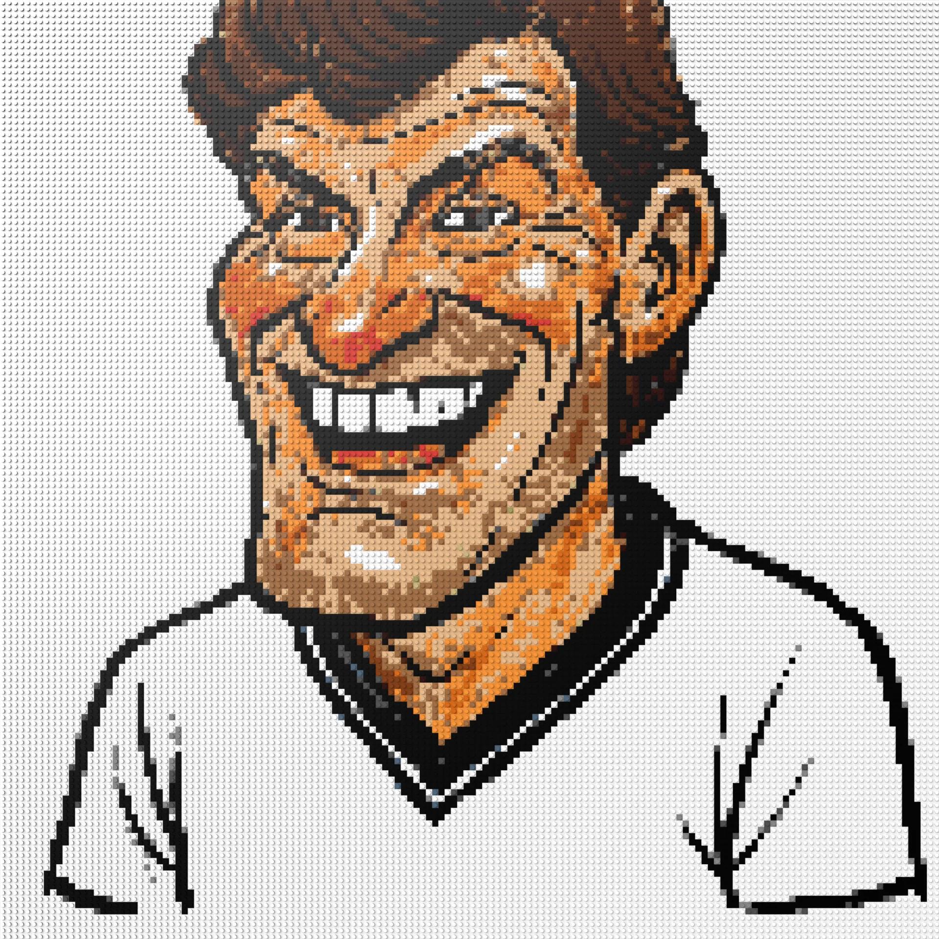 150*150studs, 120*120cm, 47,25*47,25inch