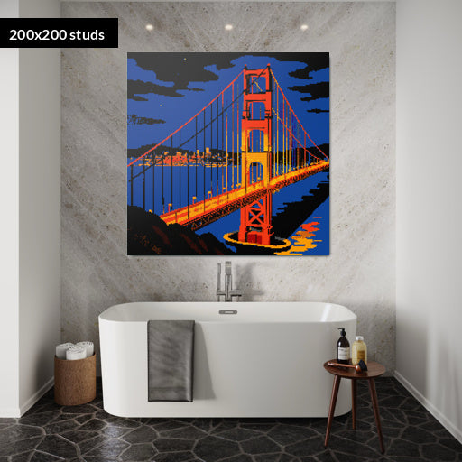200*200studs, 160*160cm, 63*63inch