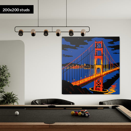 200*200studs, 160*160cm, 63*63inch