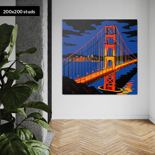 200*200studs, 160*160cm, 63*63inch