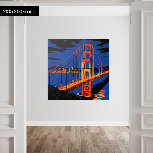 200*200studs, 160*160cm, 63*63inch