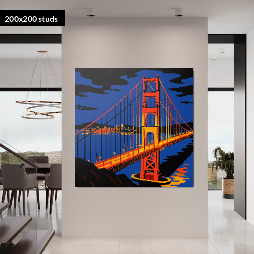 200*200studs, 160*160cm, 63*63inch