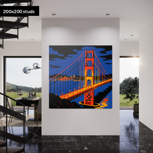 200*200studs, 160*160cm, 63*63inch