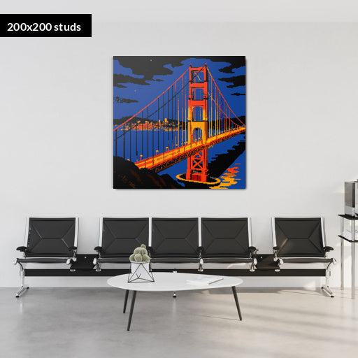 200*200studs, 160*160cm, 63*63inch
