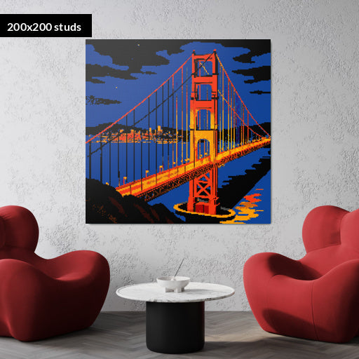 200*200studs, 160*160cm, 63*63inch