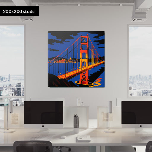 200*200studs, 160*160cm, 63*63inch
