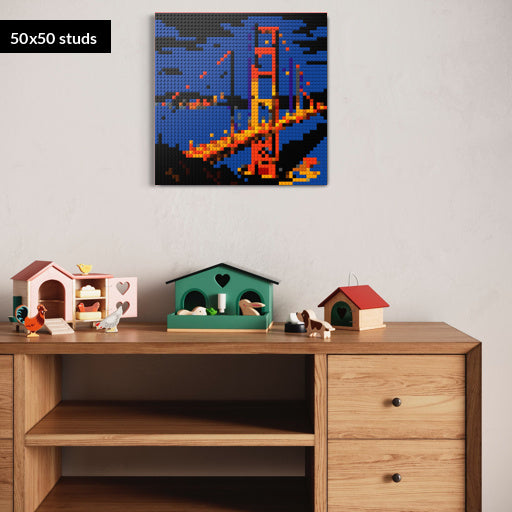 50*50studs, 40*40cm, 15,75*15,75inch