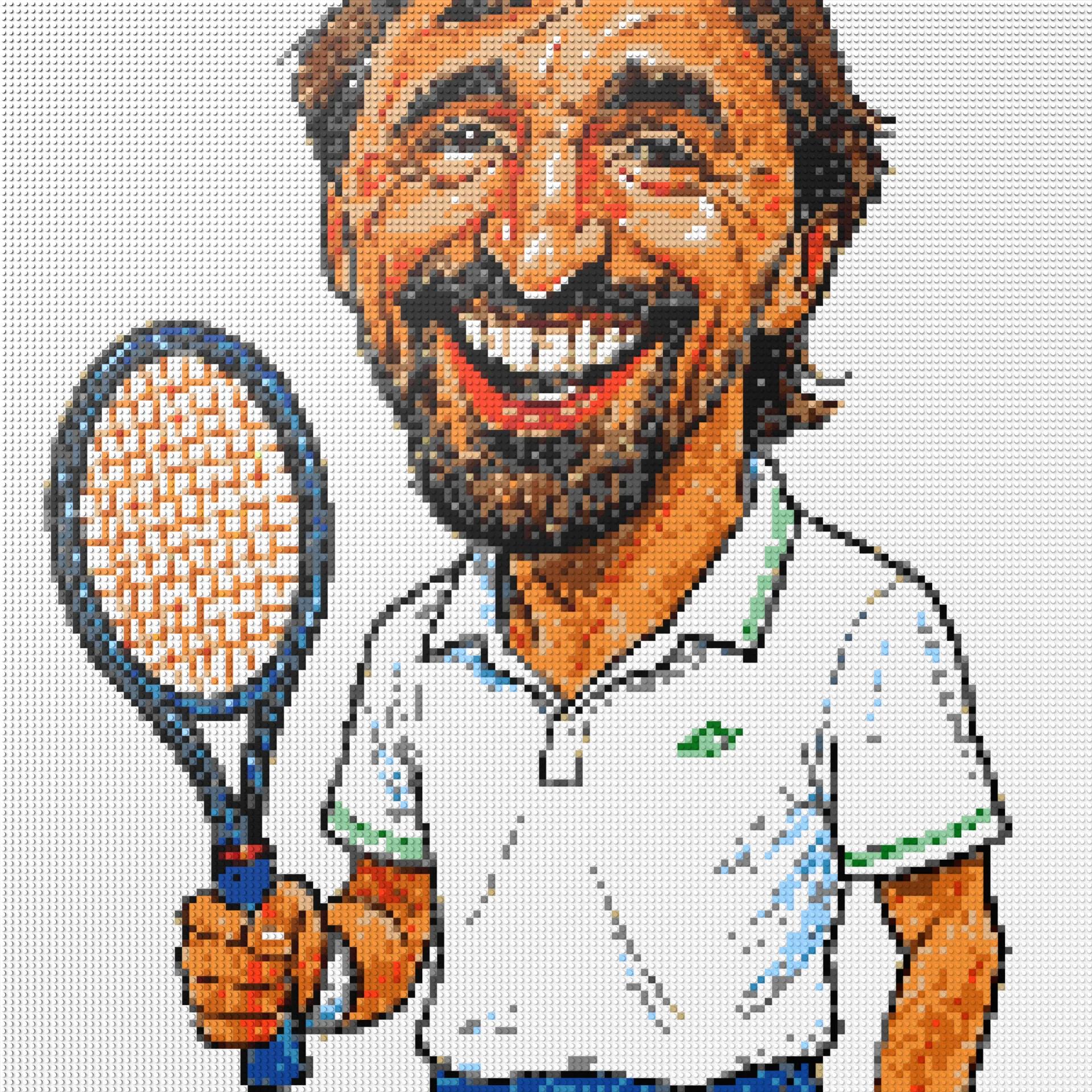 150*150studs, 120*120cm, 47,25*47,25inch