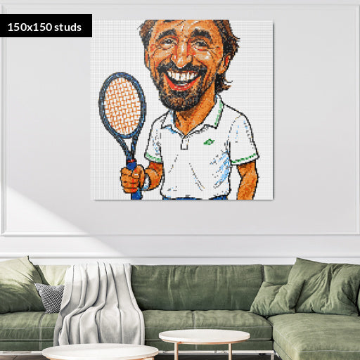 150*150studs, 120*120cm, 47,25*47,25inch