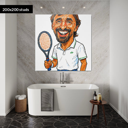 200*200studs, 160*160cm, 63*63inch