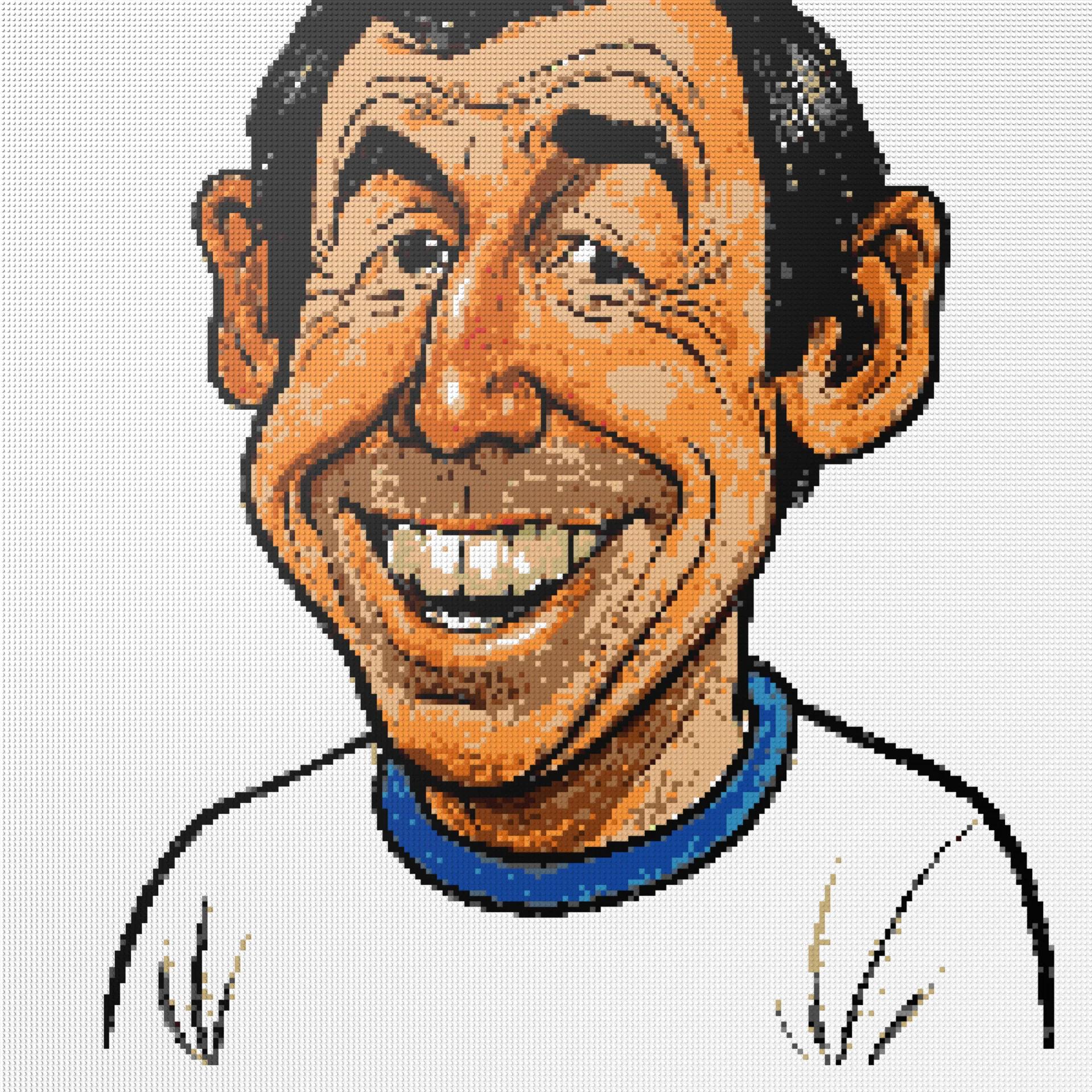 200*200studs, 160*160cm, 63*63inch