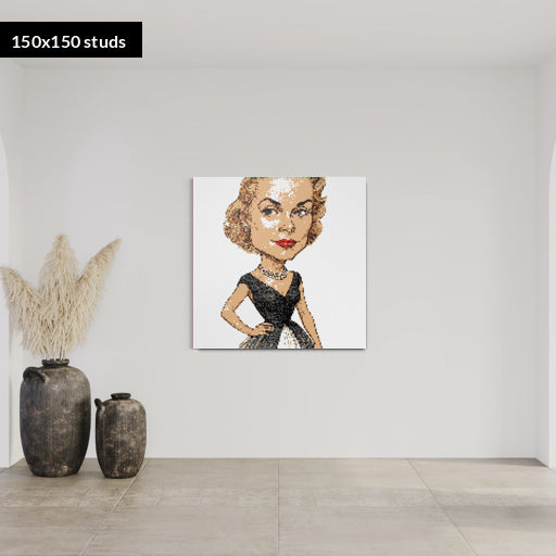 150*150studs, 120*120cm, 47,25*47,25inch