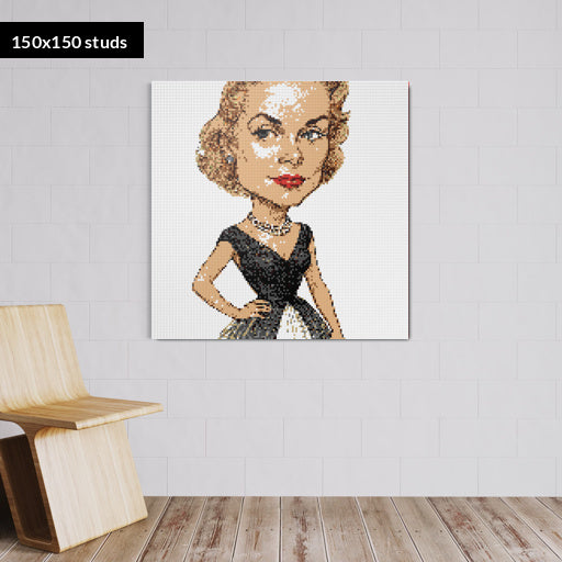 150*150studs, 120*120cm, 47,25*47,25inch