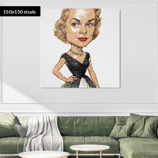 150*150studs, 120*120cm, 47,25*47,25inch