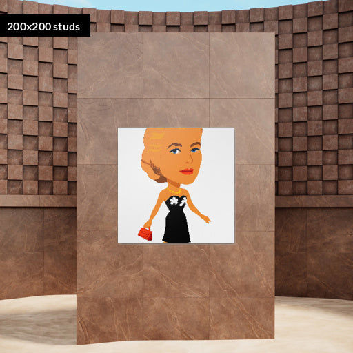200*200studs, 160*160cm, 63*63inch