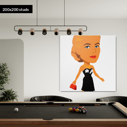 200*200studs, 160*160cm, 63*63inch