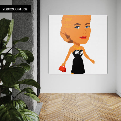 200*200studs, 160*160cm, 63*63inch
