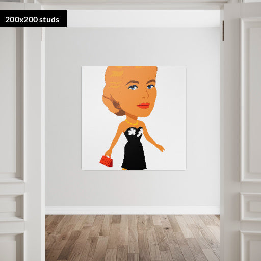 200*200studs, 160*160cm, 63*63inch